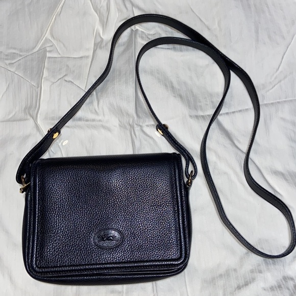 Like new Longchamp Leather Crossbody Bag - Picture 2 of 12